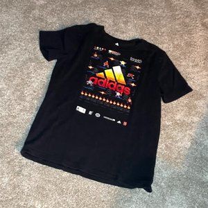 Black Adidas Gaming Sports T-shirt Size Medium